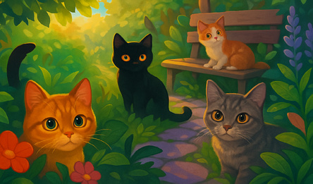 Find all the cats: check your attentiveness