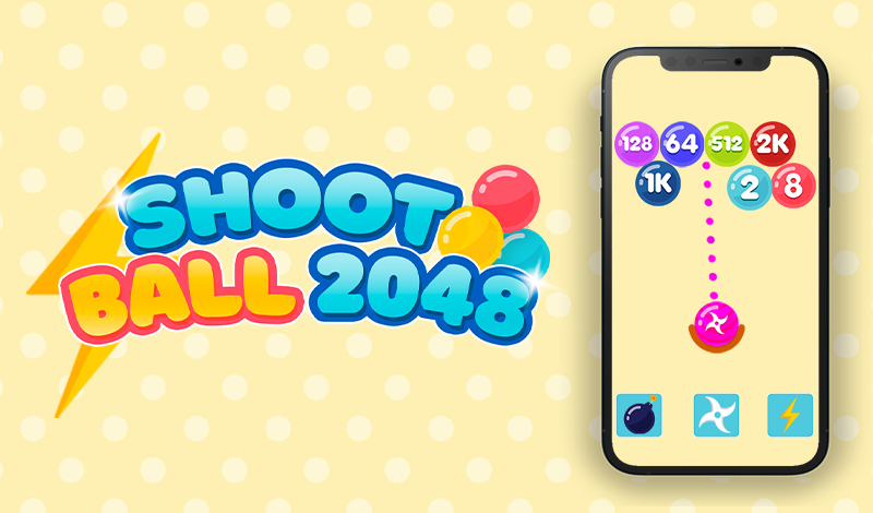 Shoot Ball 2048 game cover