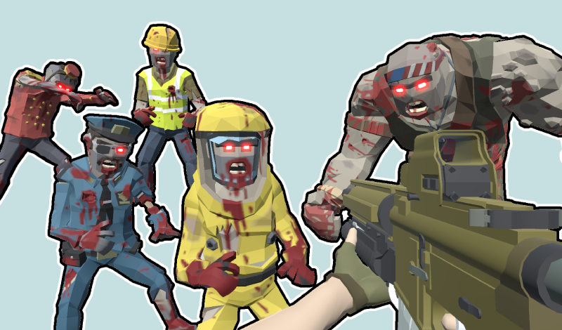 Sniper vs zombies 2 game cover