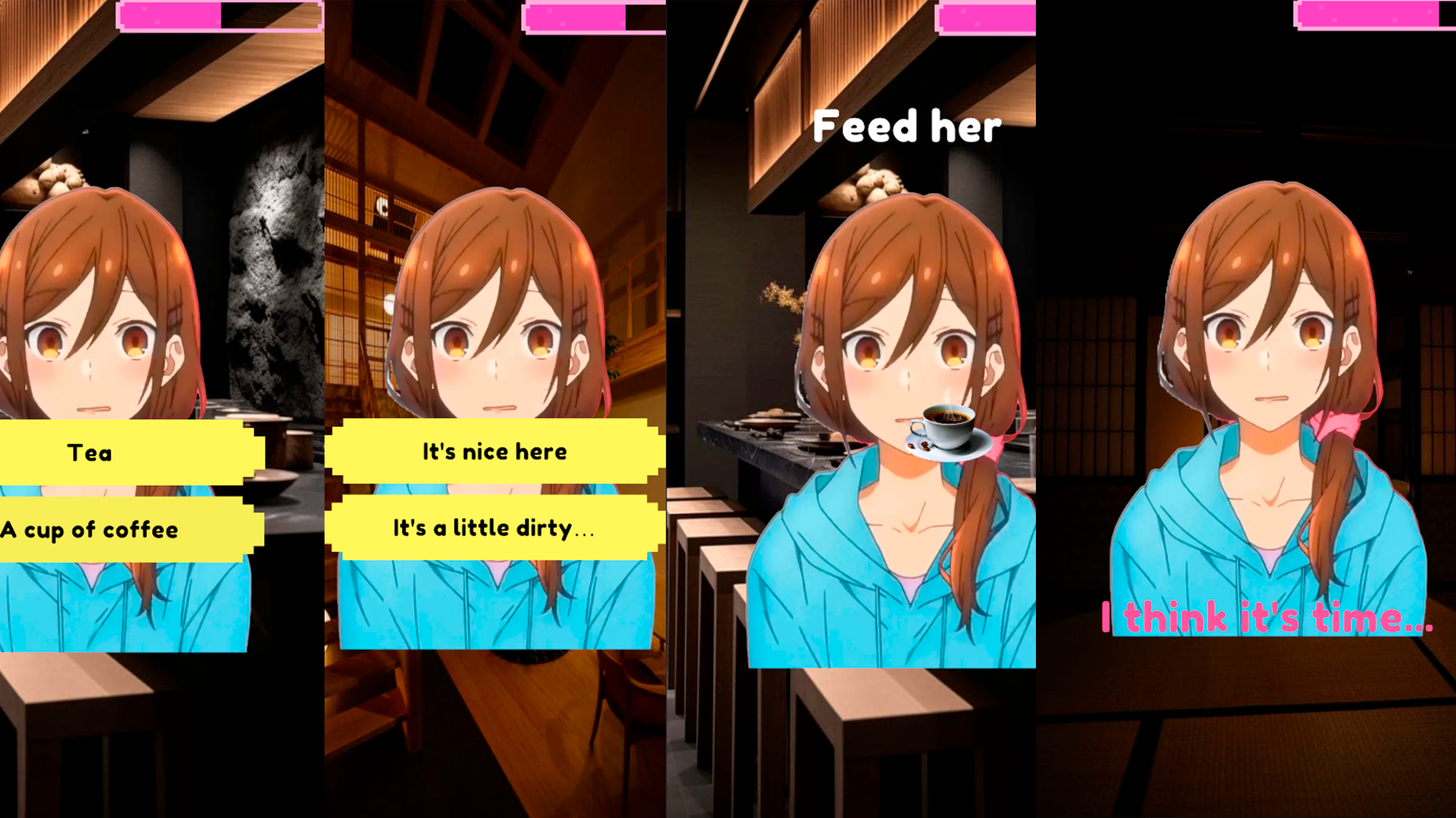 Dating simulator with Hori! screenshot 2