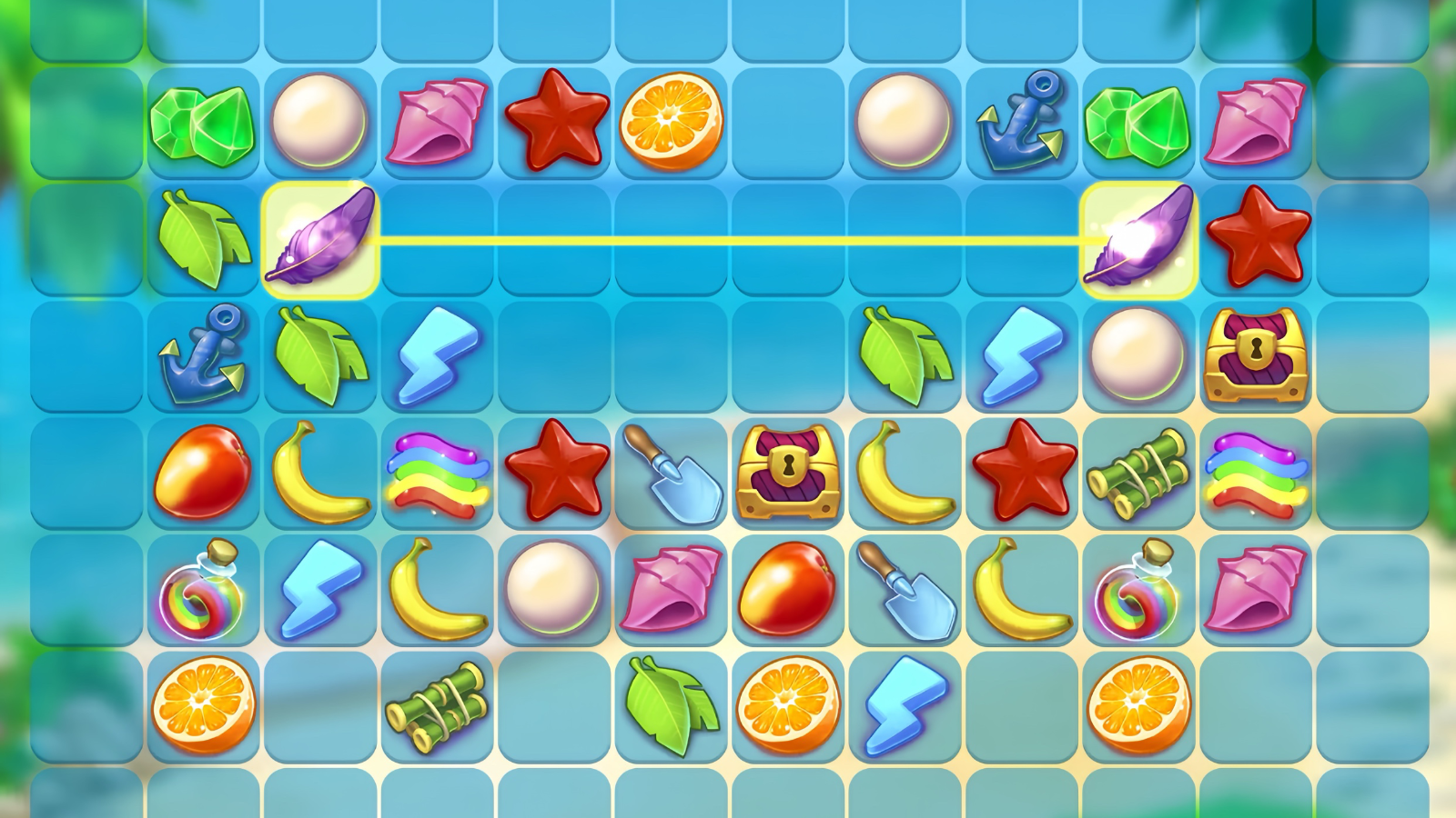 Tropical Tile Connect screenshot
