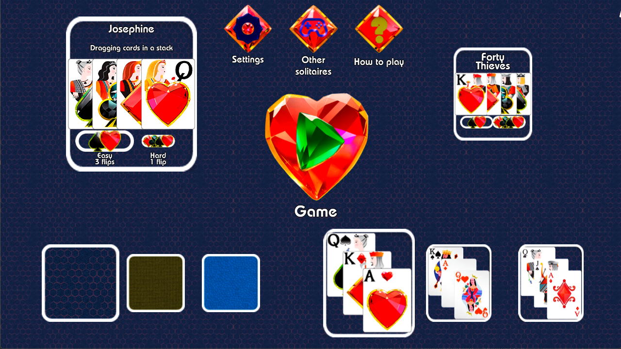 Solitaire Josephine and the Forty Thieves per AVSDream Juega Gratis Online en Playhop