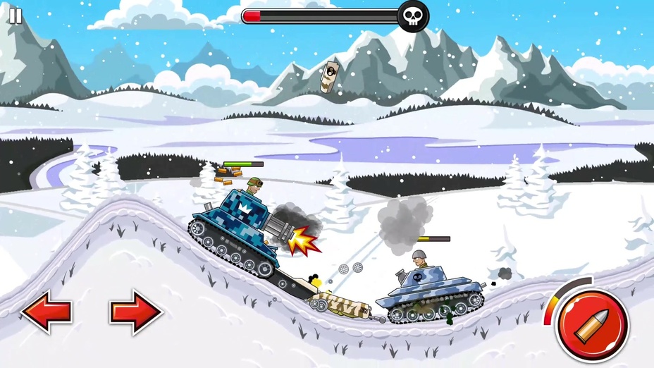 Hills of Steel - Screenshot 2