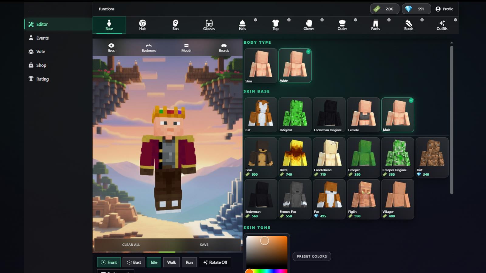Mine Skin Editor — screenshot 1