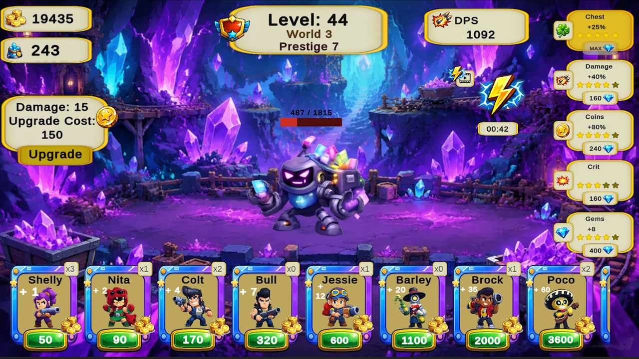 Brawl Clicker: Star Hunt — screenshot 1