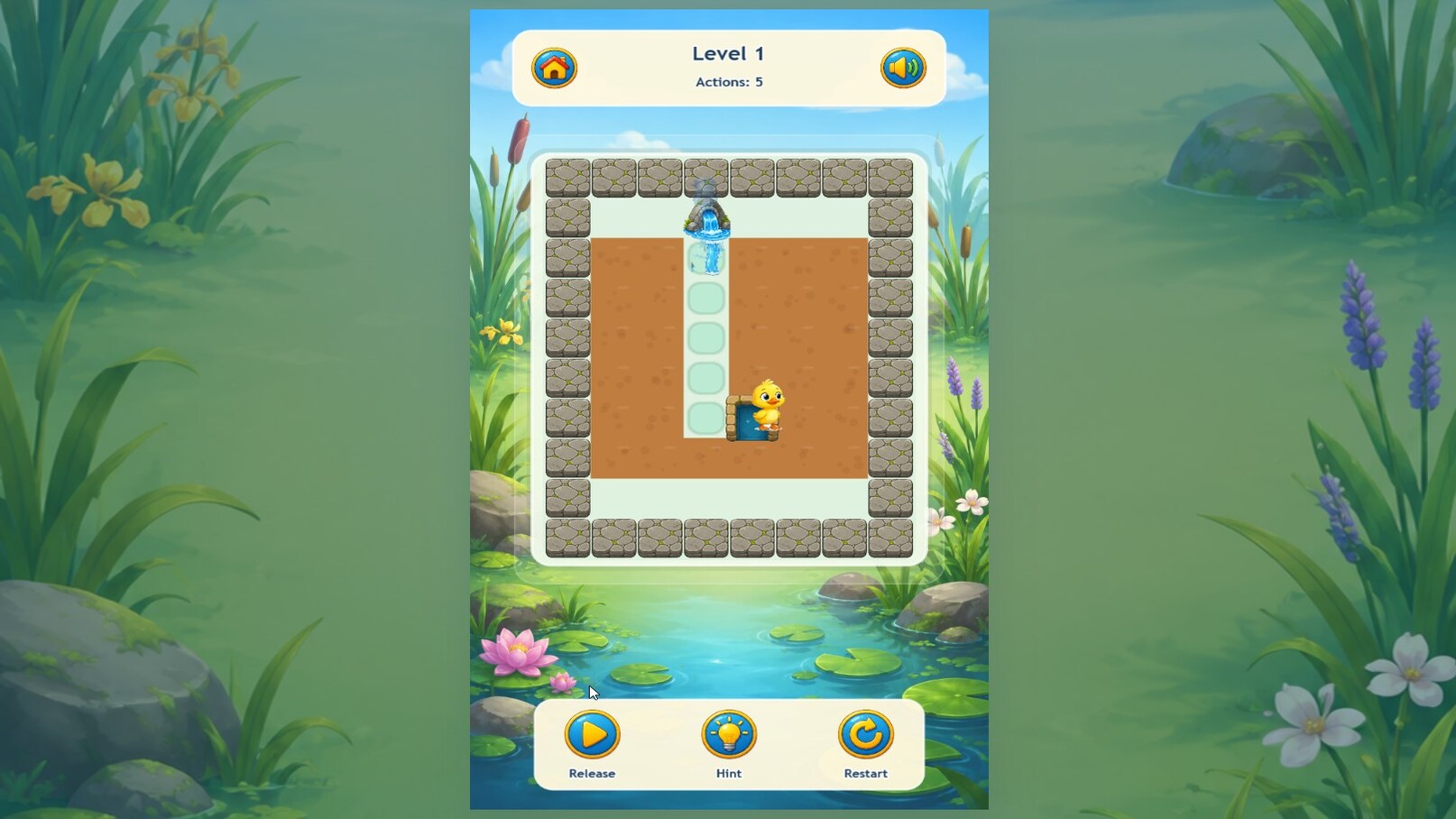 Duckling and the Stream — screenshot 1