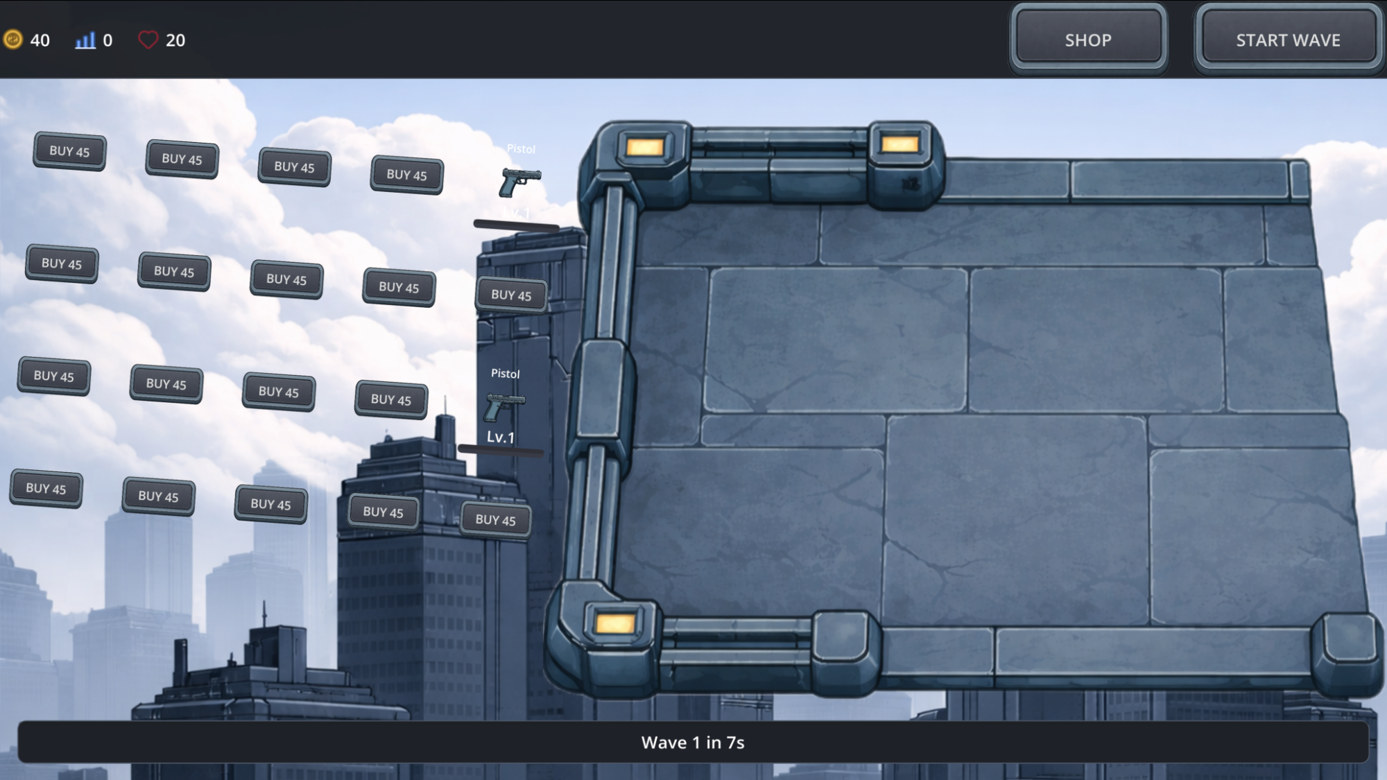 Merge Gun Idle: Monster Defense — screenshot 1