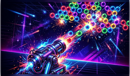Neon Bubble Shooter