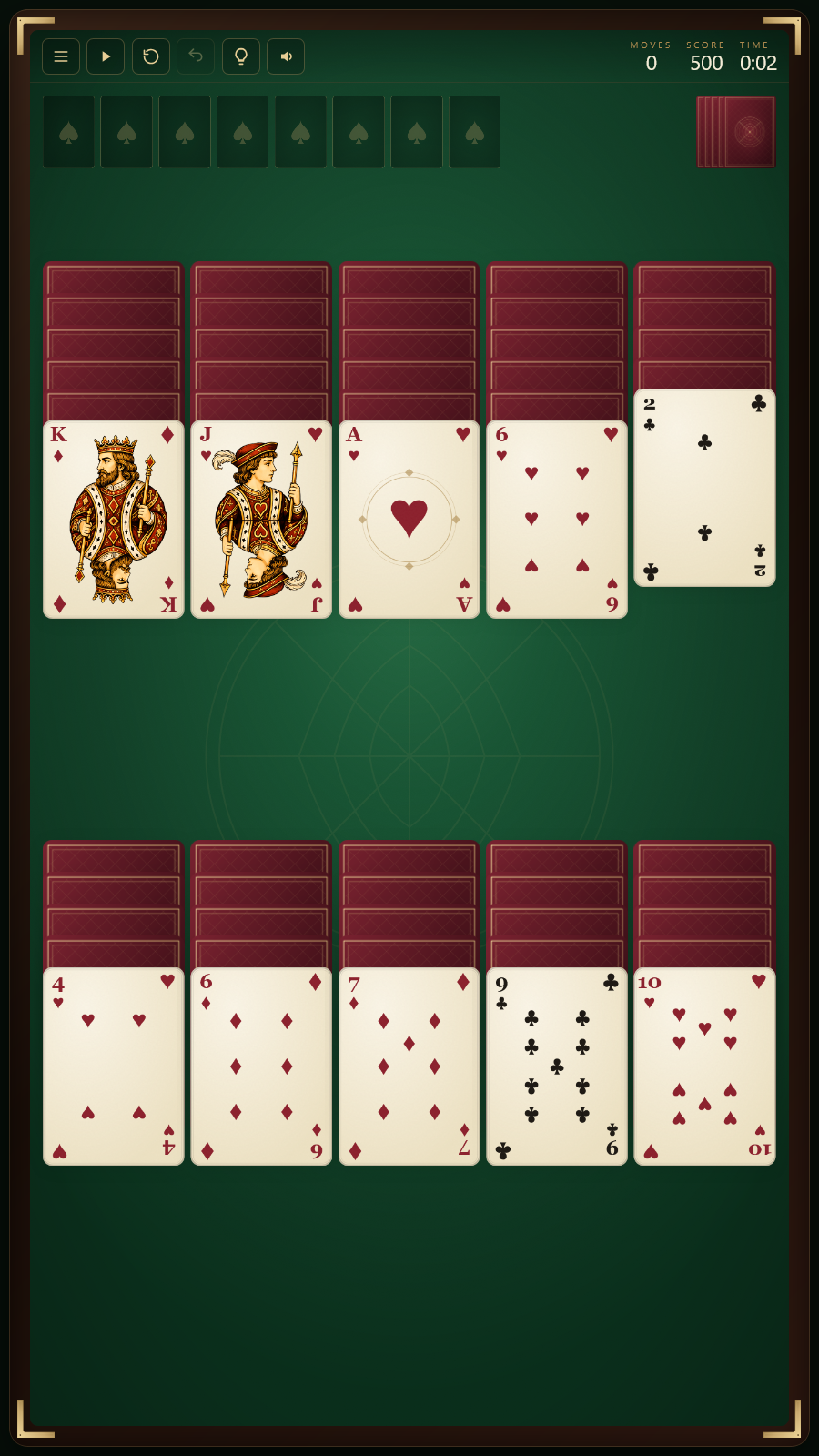 Spider Solitaire Premium screenshot 5