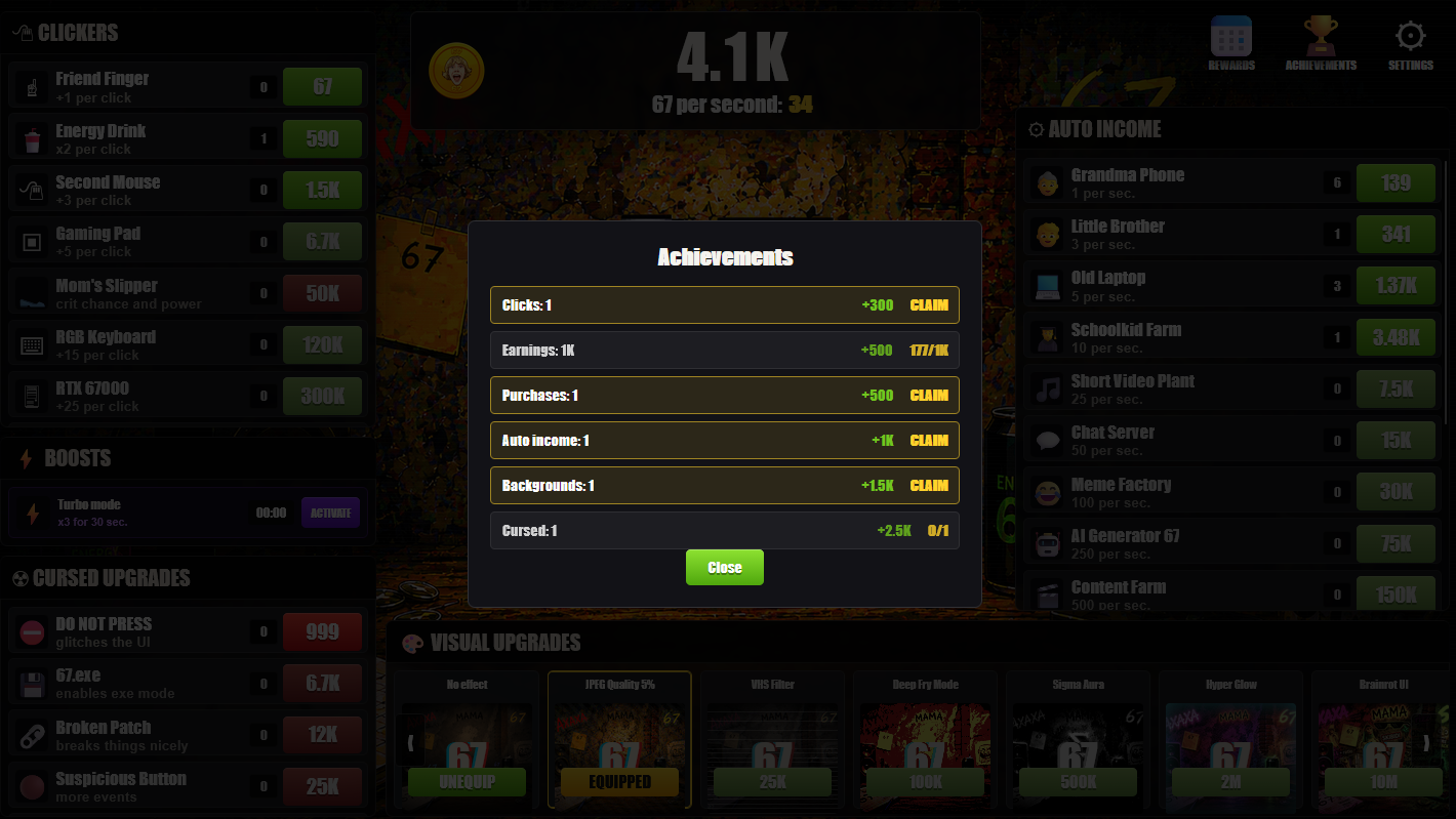 67 Meme Clicker — screenshot 6
