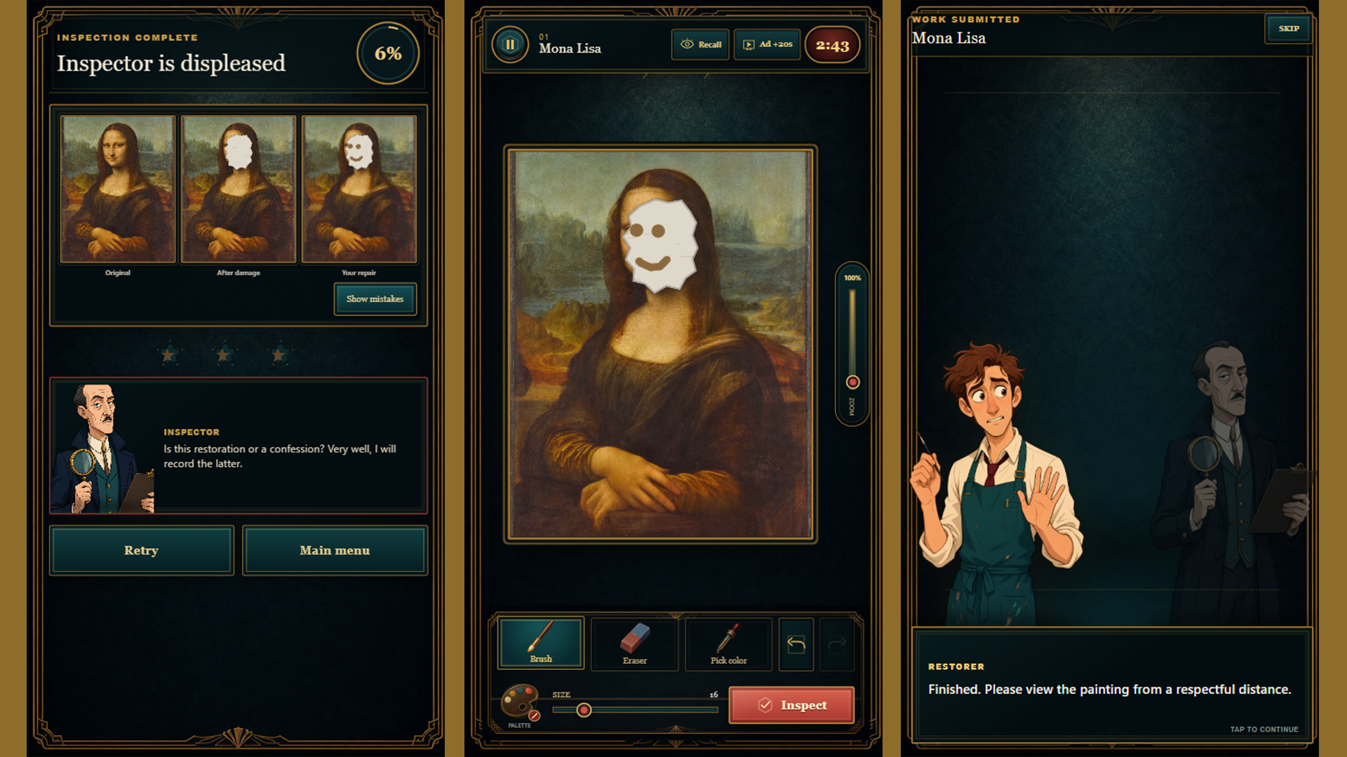 Masterpiece Unharmed — screenshot 1
