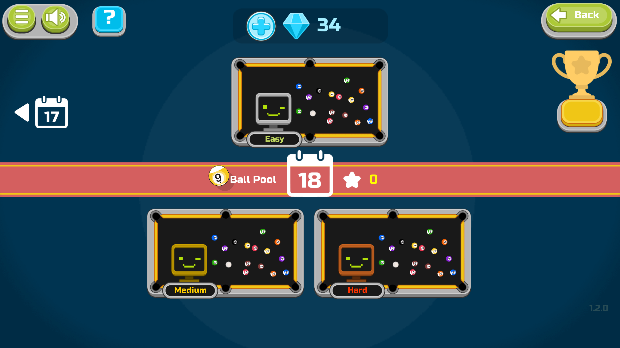 Billiard vs Computer screenshot