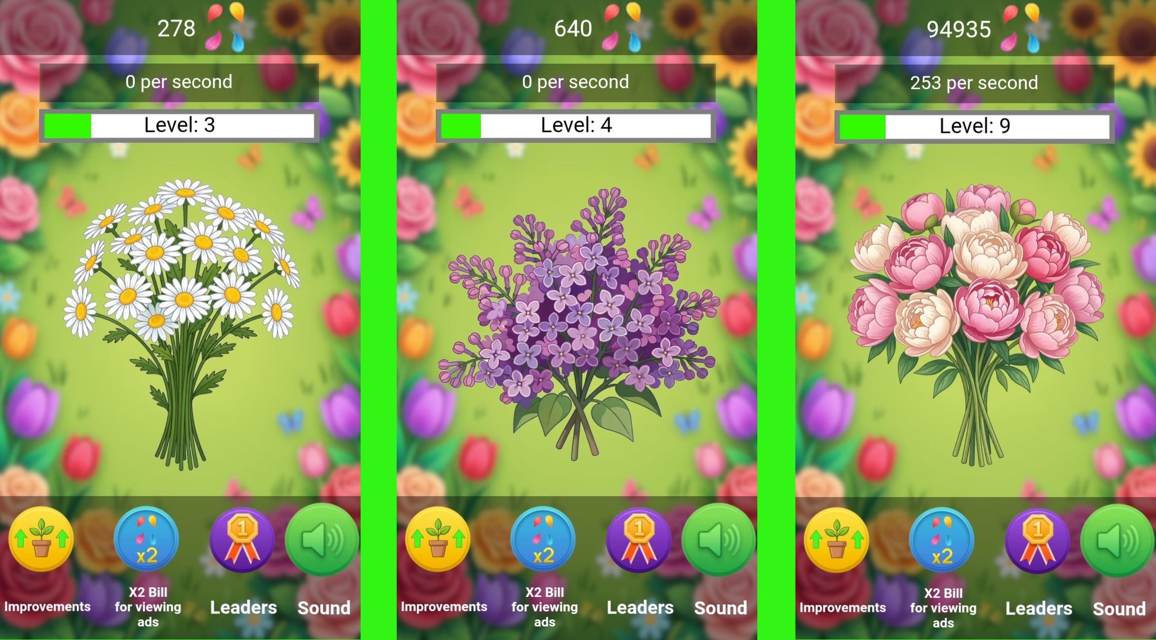Flower clicker — screenshot 2