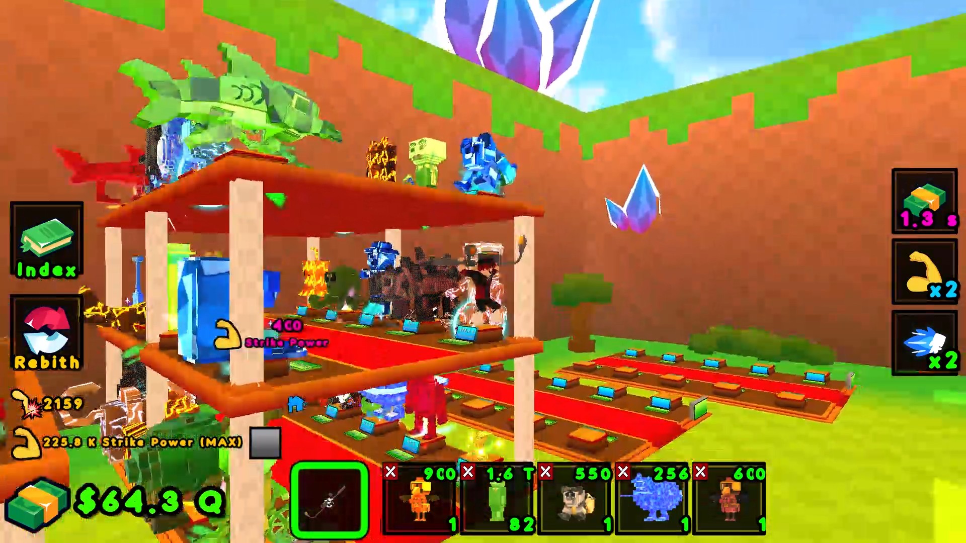 Kick the lucky block! +1 Brainrot! — screenshot 2