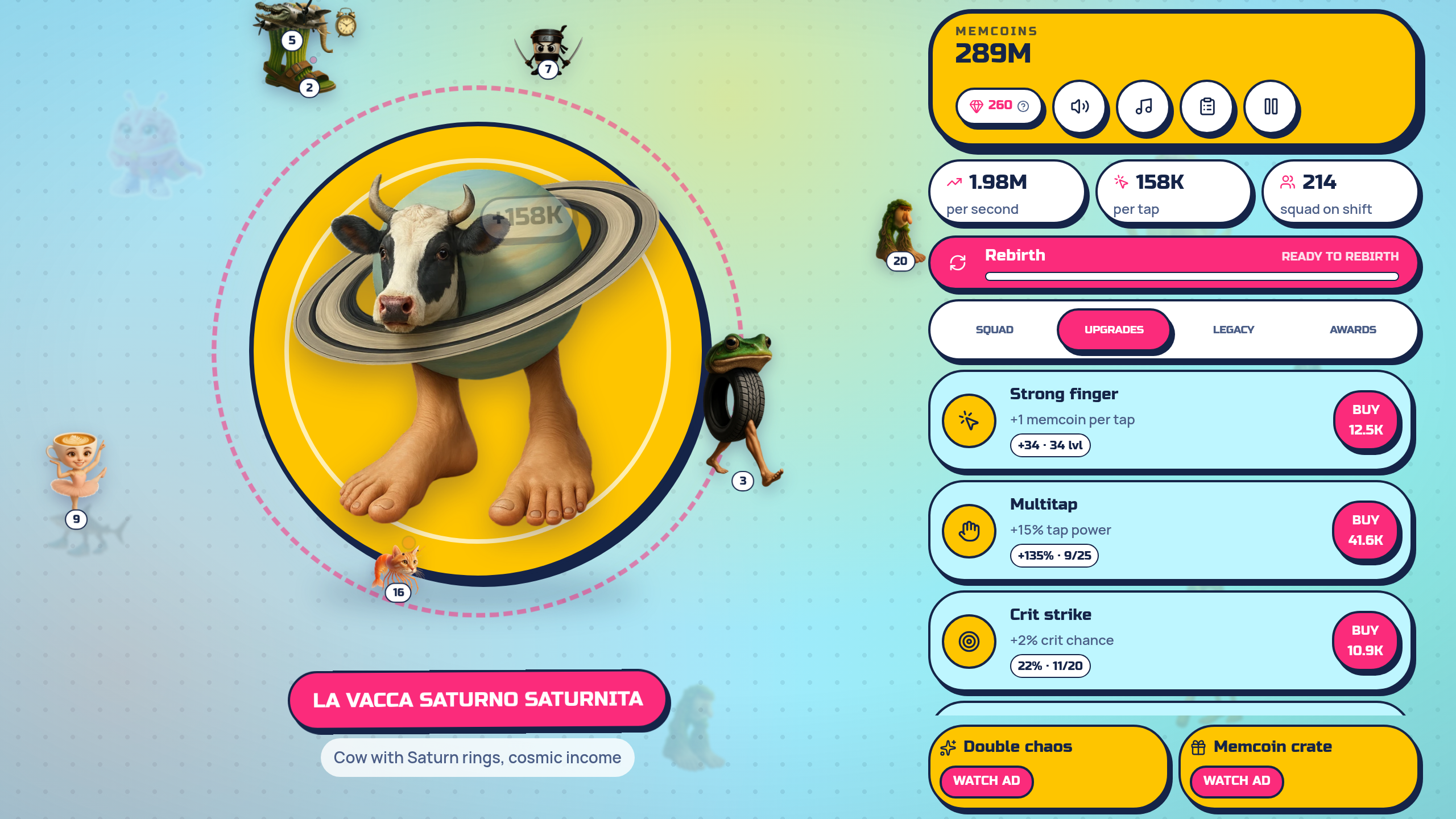 Brainrot Clicker: Absurd Squad — screenshot 4