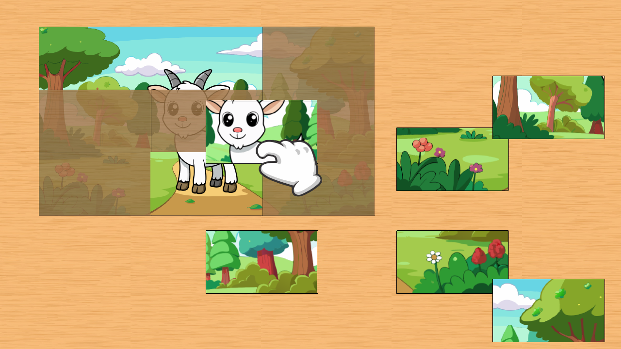 Children's puzzles: Animals screenshot
