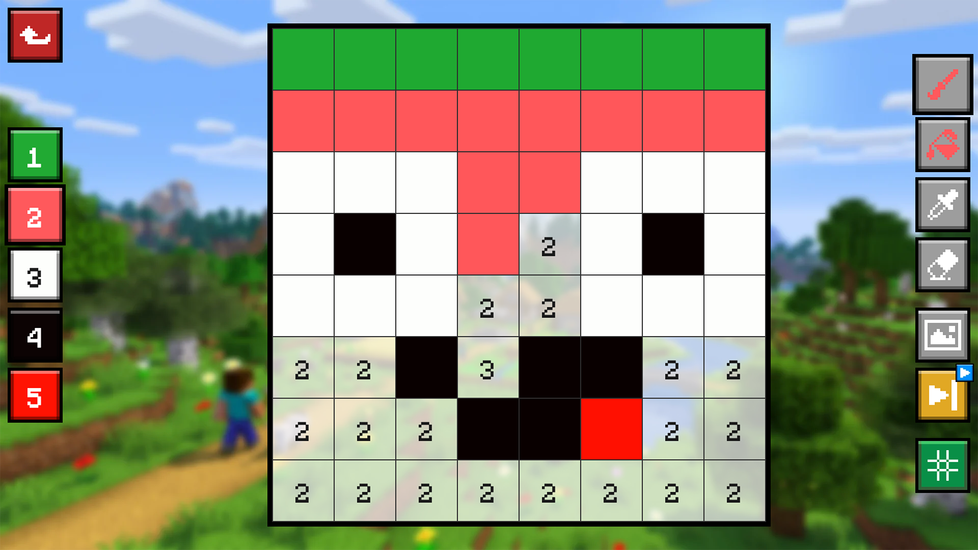 Draw Mine Skins: Color by Number & Cells — screenshot 4