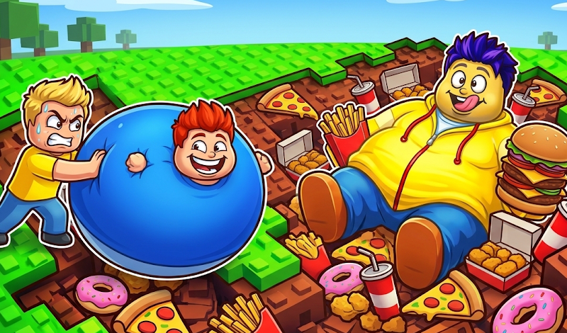 Obby: Eat 67 fast food items game cover