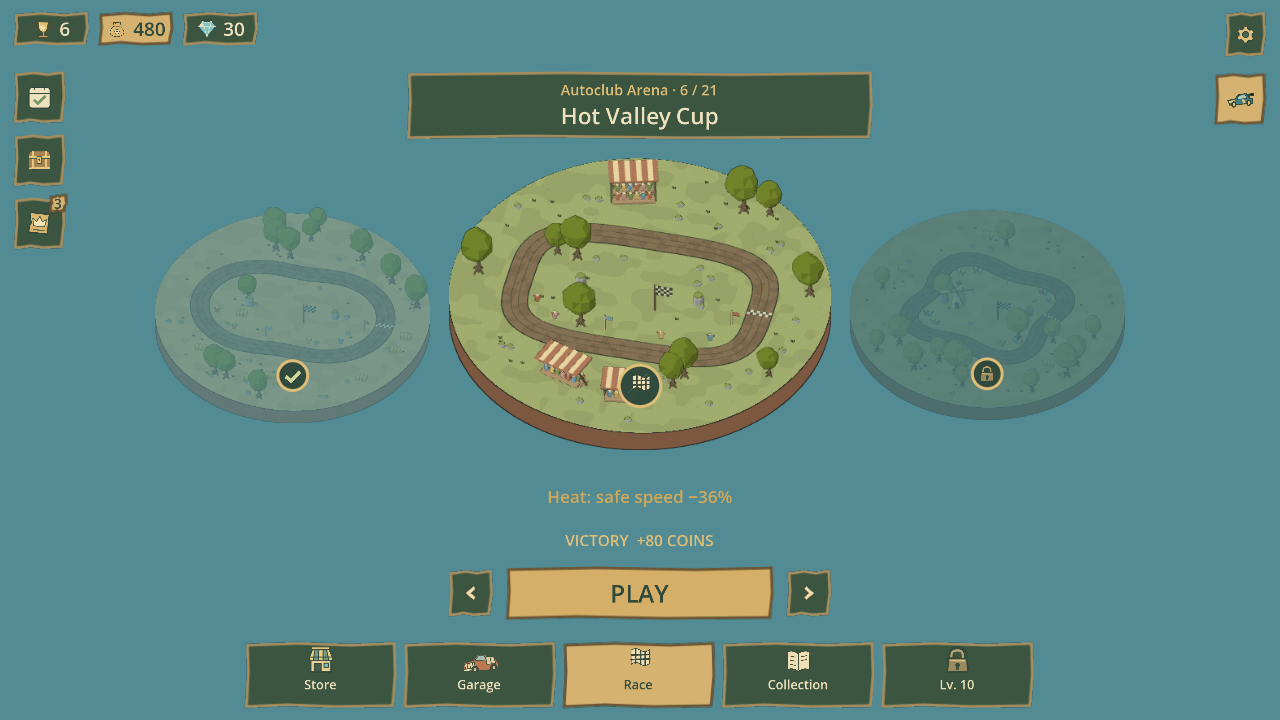 Forest Rally: Cars & Cards screenshot 2