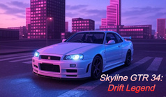 Skyline GTR 34: Drift Legend