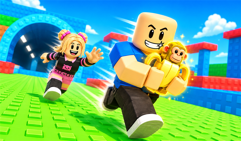 Steal and Catch Obby: Mini-Games game cover
