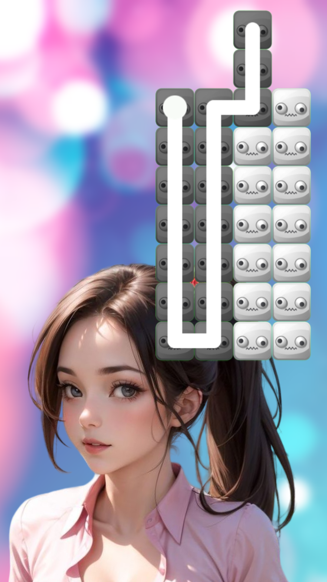 Connect the blocks with one line: Beauties! screenshot 4