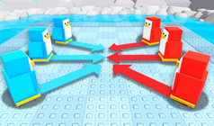 Knockout - Push Penguins on Ice!