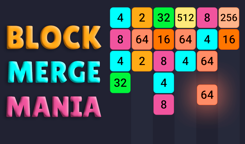 Block Merge Mania game cover