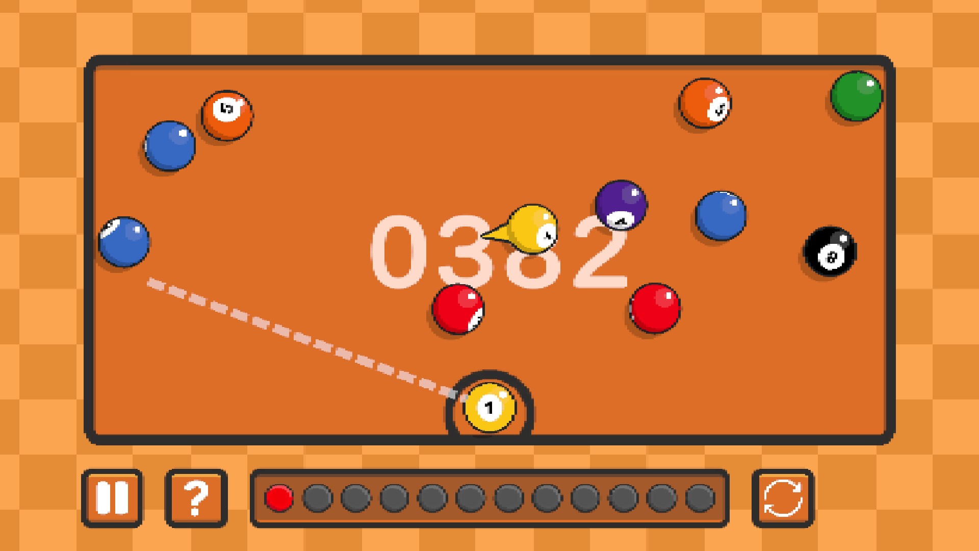 Бильярд 2048 — screenshot 1