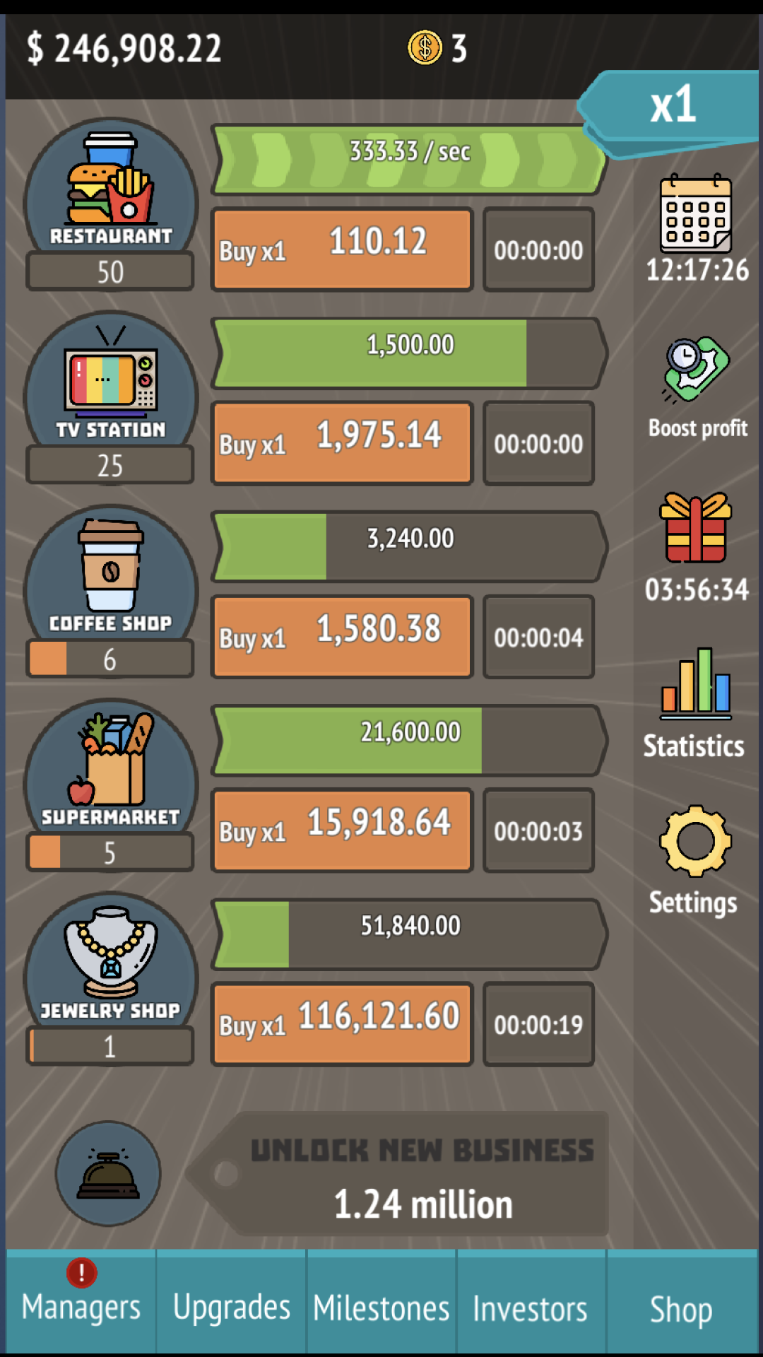 Magnate Clicker screenshot 3