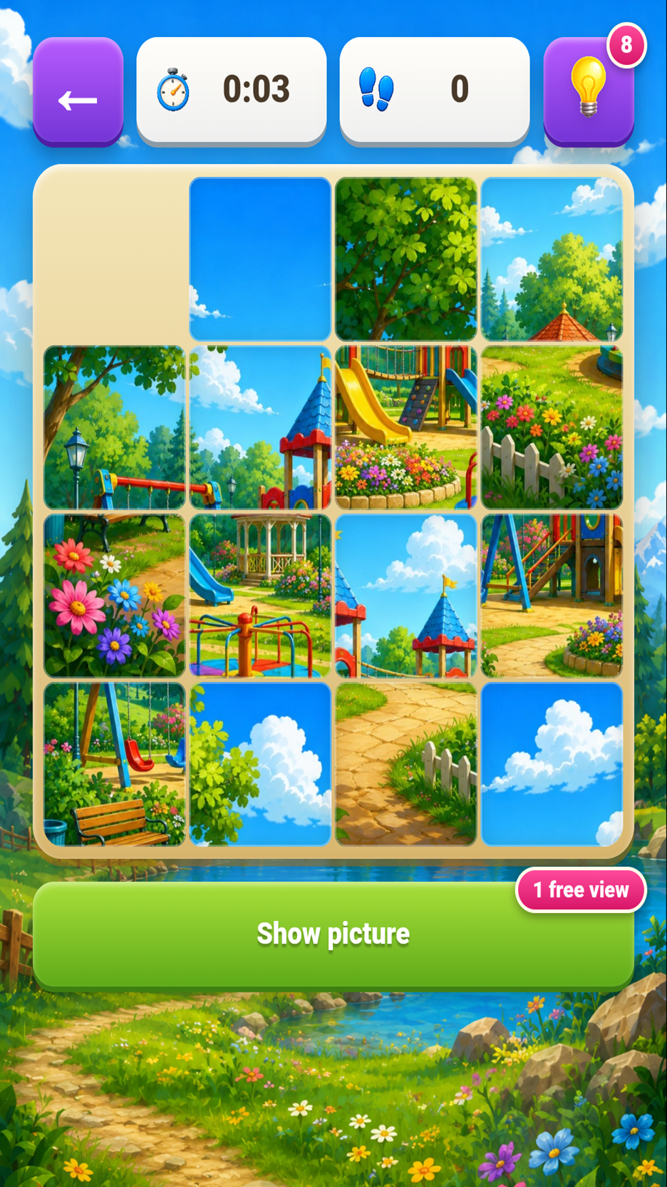 15 Puzzle: Complete the Picture! screenshot 8