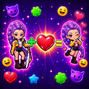 Rumi Huntrix: K-pop Huntresses emoji craft