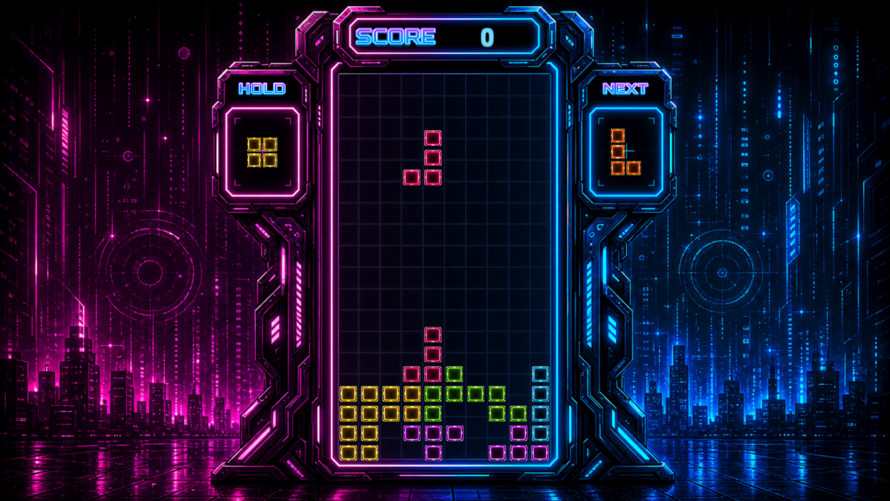Neon Blocks Battle — screenshot 2