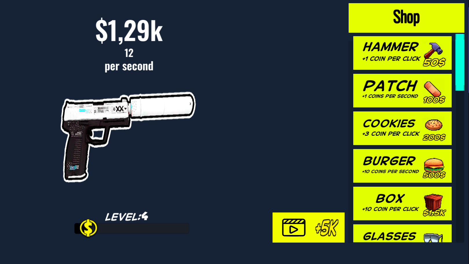 Upgrade your skins by tapping — screenshot 3