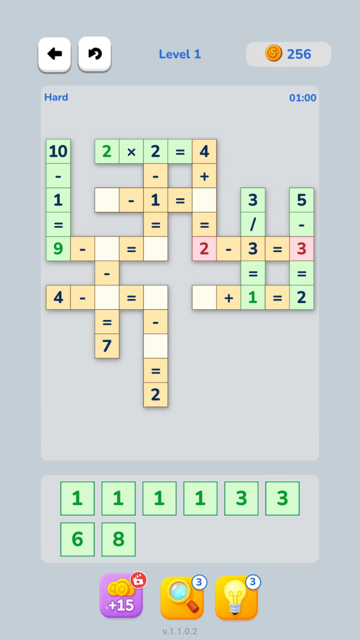 Math Crossword. Number Puzzle screenshot 3