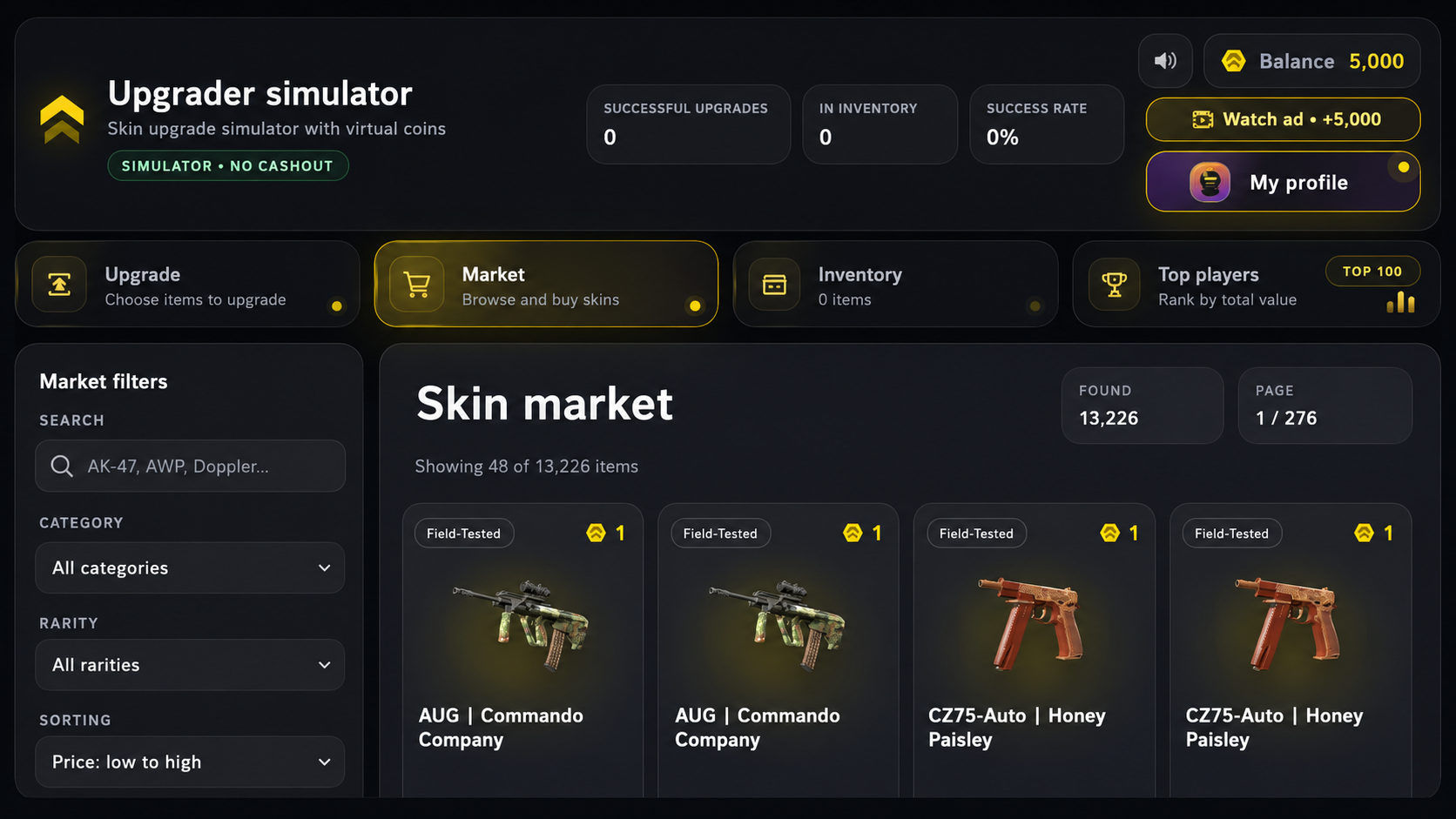 Upgrader simulator — screenshot 2