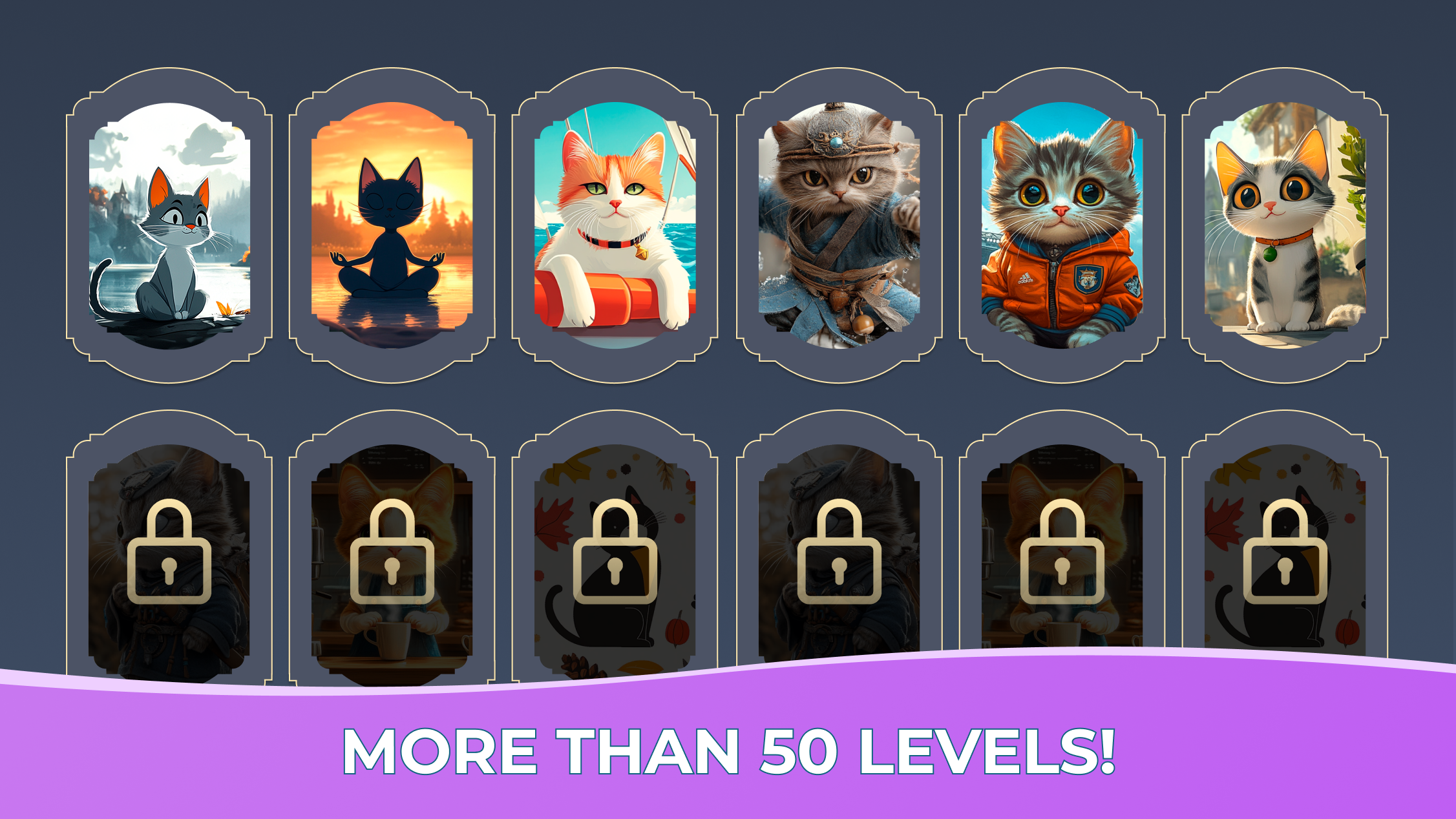 Cozy Cats: Find 10 Differences — screenshot 2