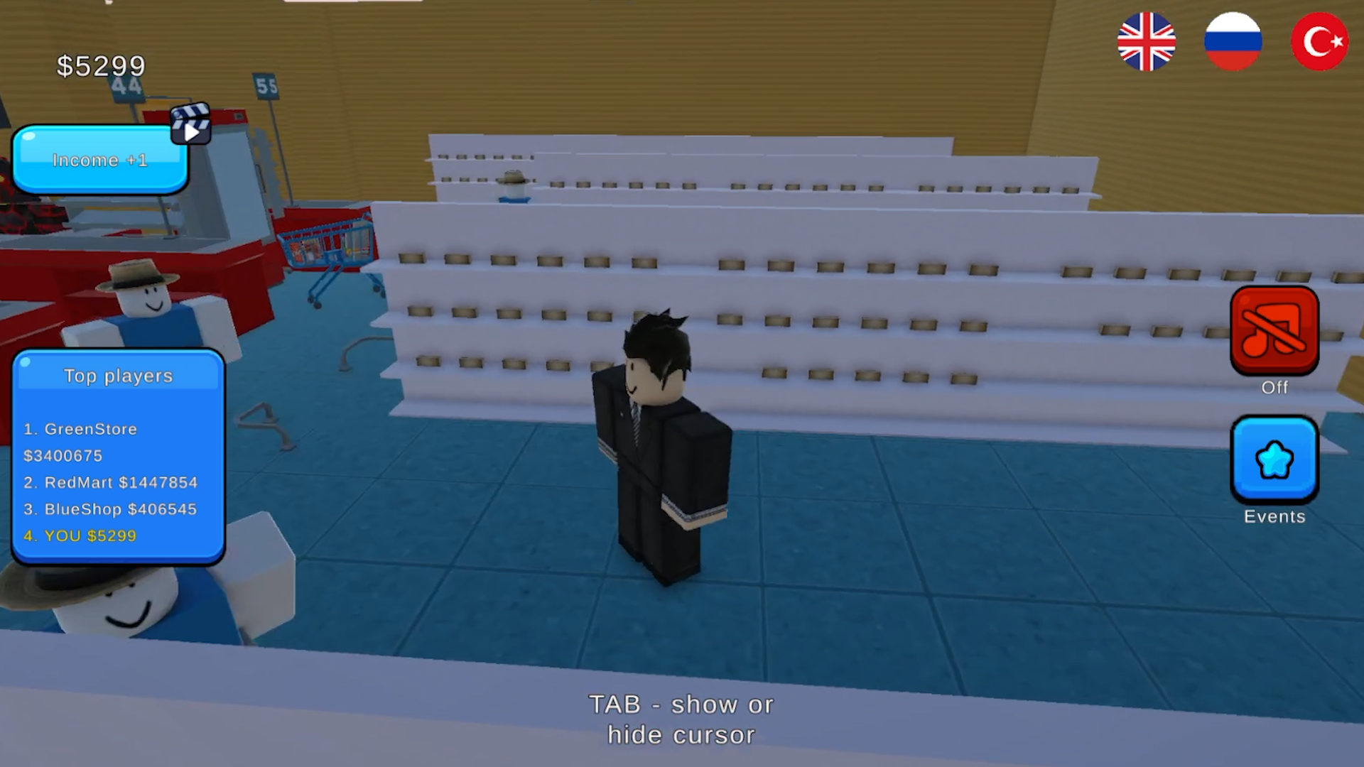 Obby Supermarket: Grow your business! — screenshot 1