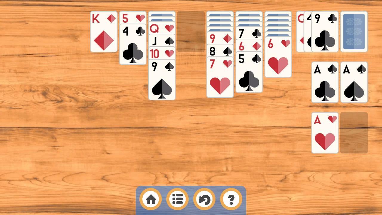 Klondike Solitaire: arrange the cards by suit screenshot