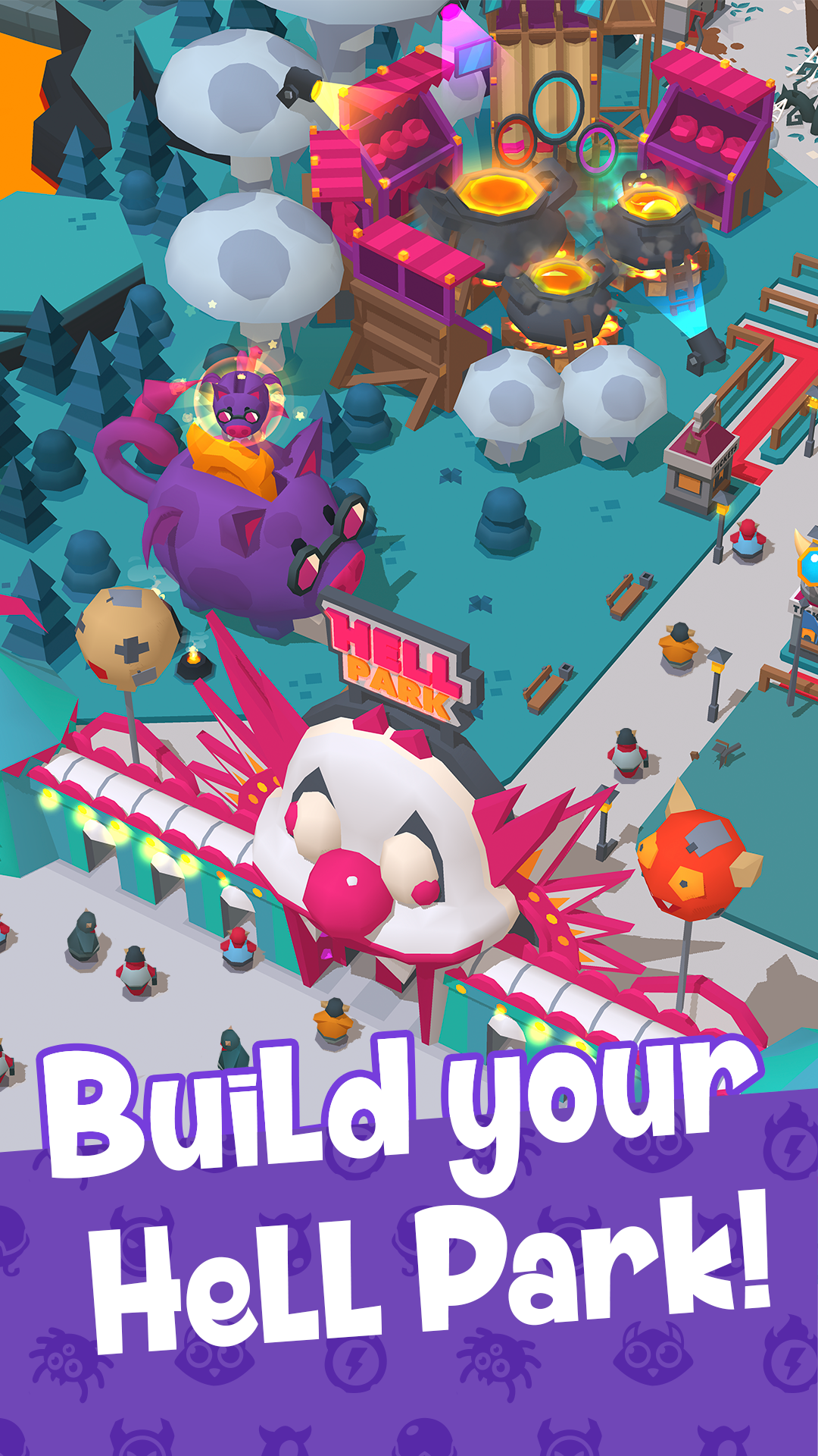 Hell Merge Theme Park screenshot 6