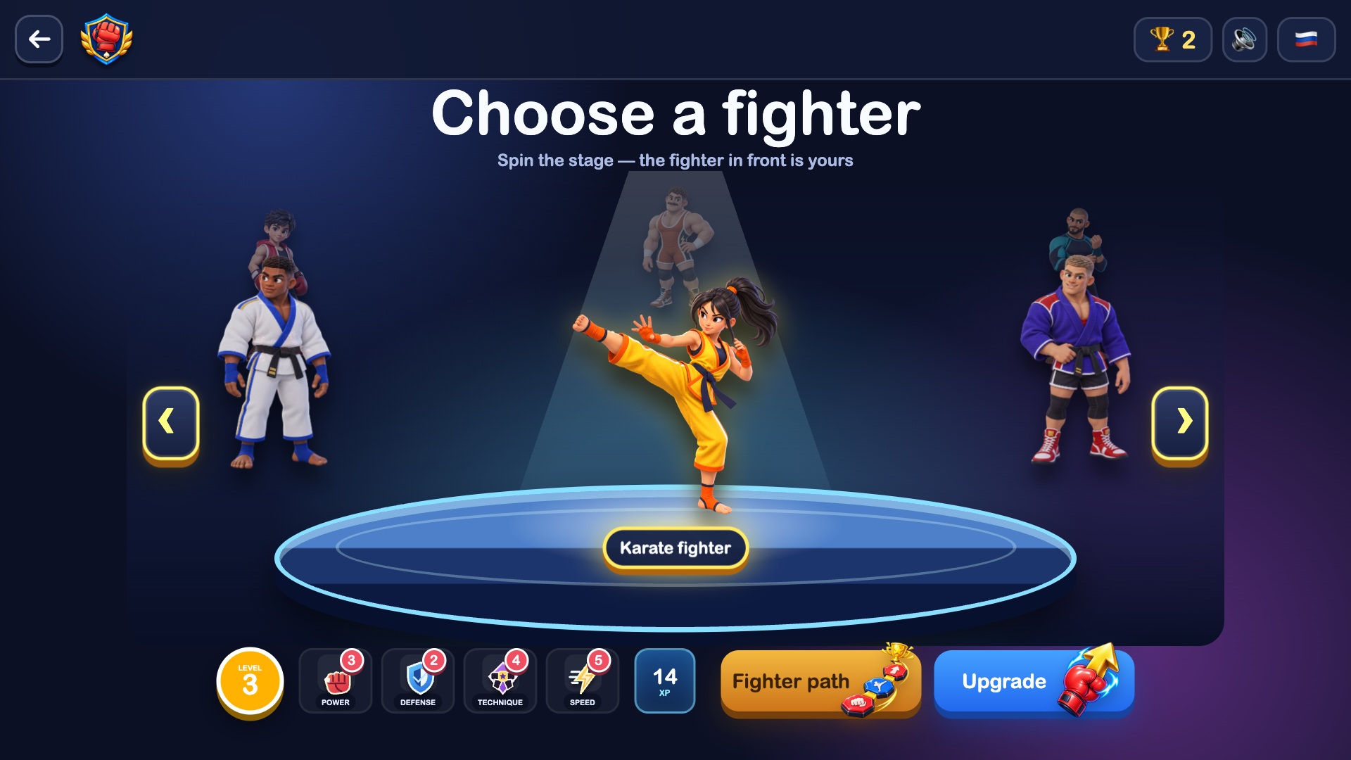 MMA Card Battles screenshot 1