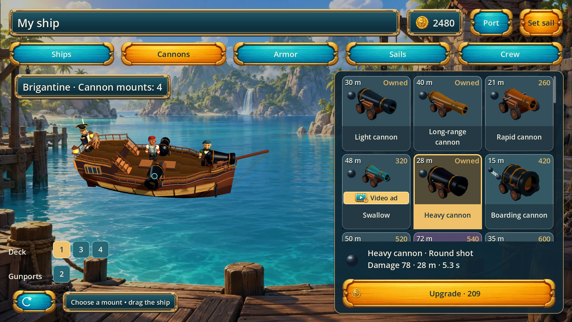 Battle of Pirates screenshot 2