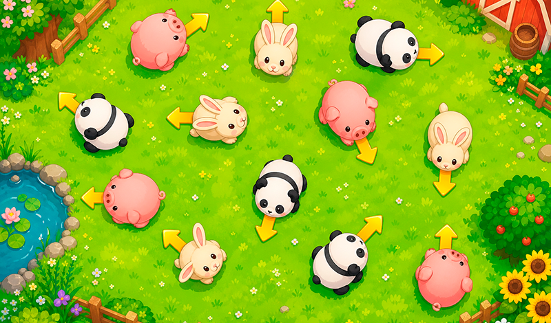Arrow puzzle: animals game cover