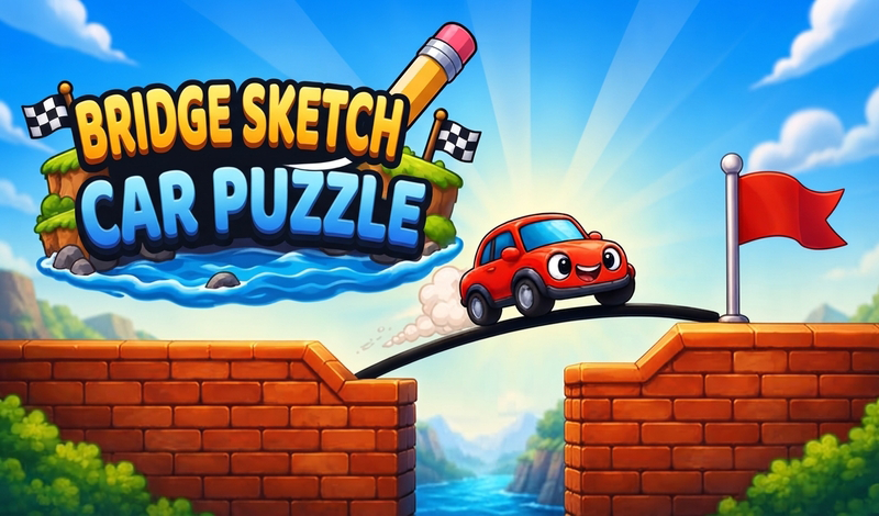Bridge Sketch: Car Puzzle game cover