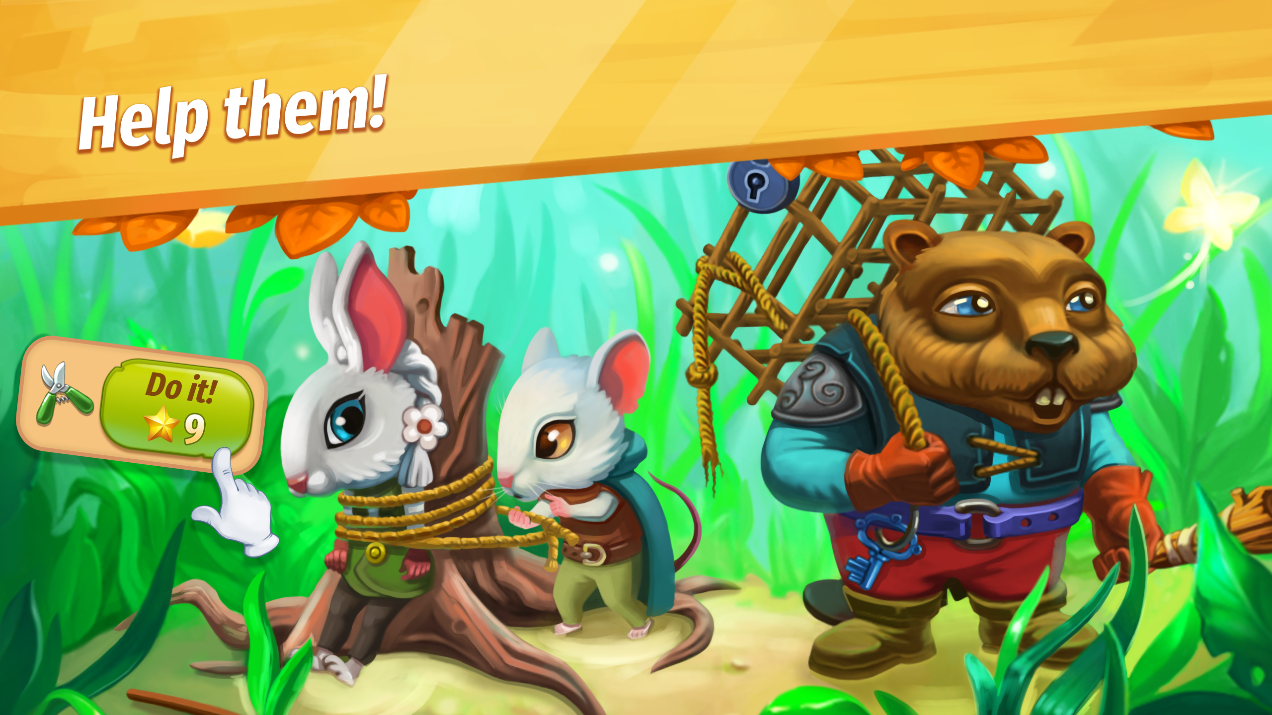 Strongblade Match 3 Adventure! screenshot