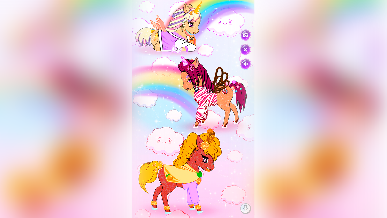 Chibi Unicorn Dress Up screenshot