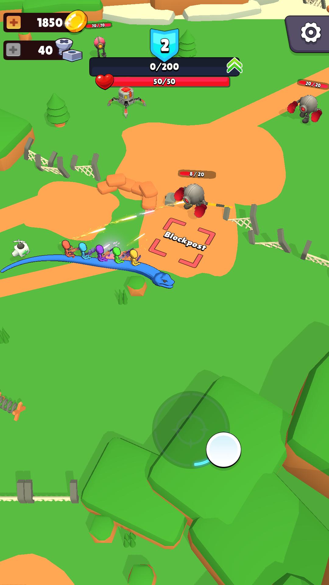 Army on Snake: Robots Attack screenshot 9