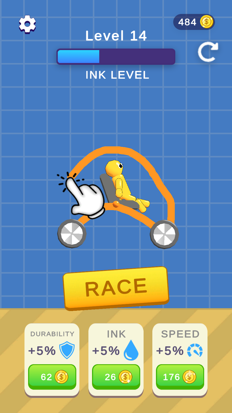 Draw Crash Race: Stunt Race screenshot 8