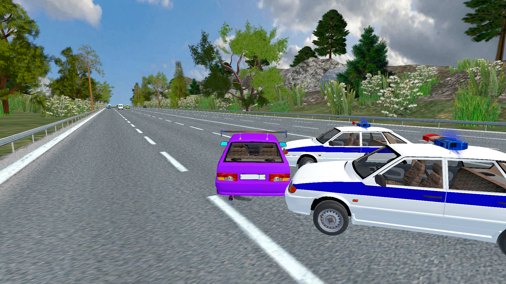 Chasing traffic screenshot