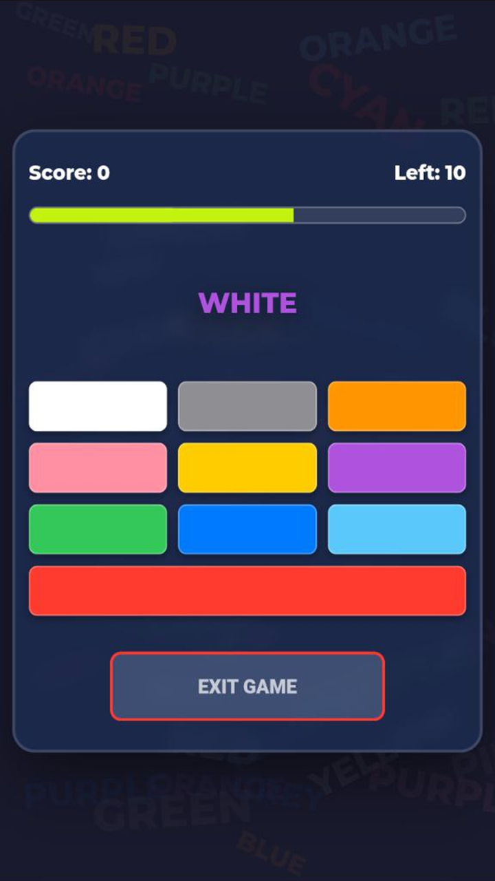 Stroop Test Brain Trainer screenshot 7